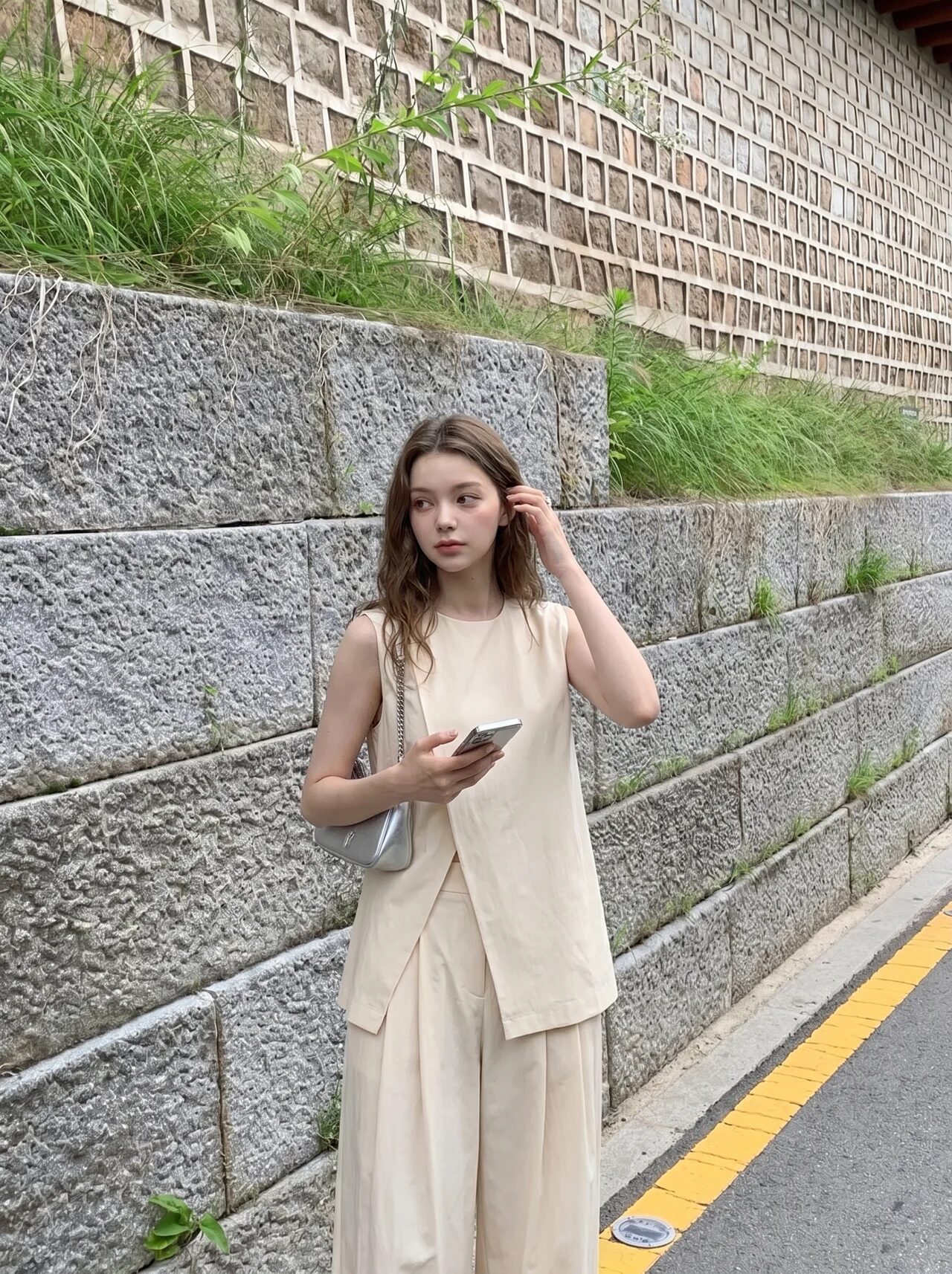 서울 서순라길 여성의류 로케이션 룩북